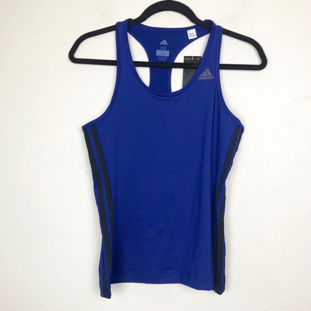Adidas Climalite Blue Racerback Tank Top